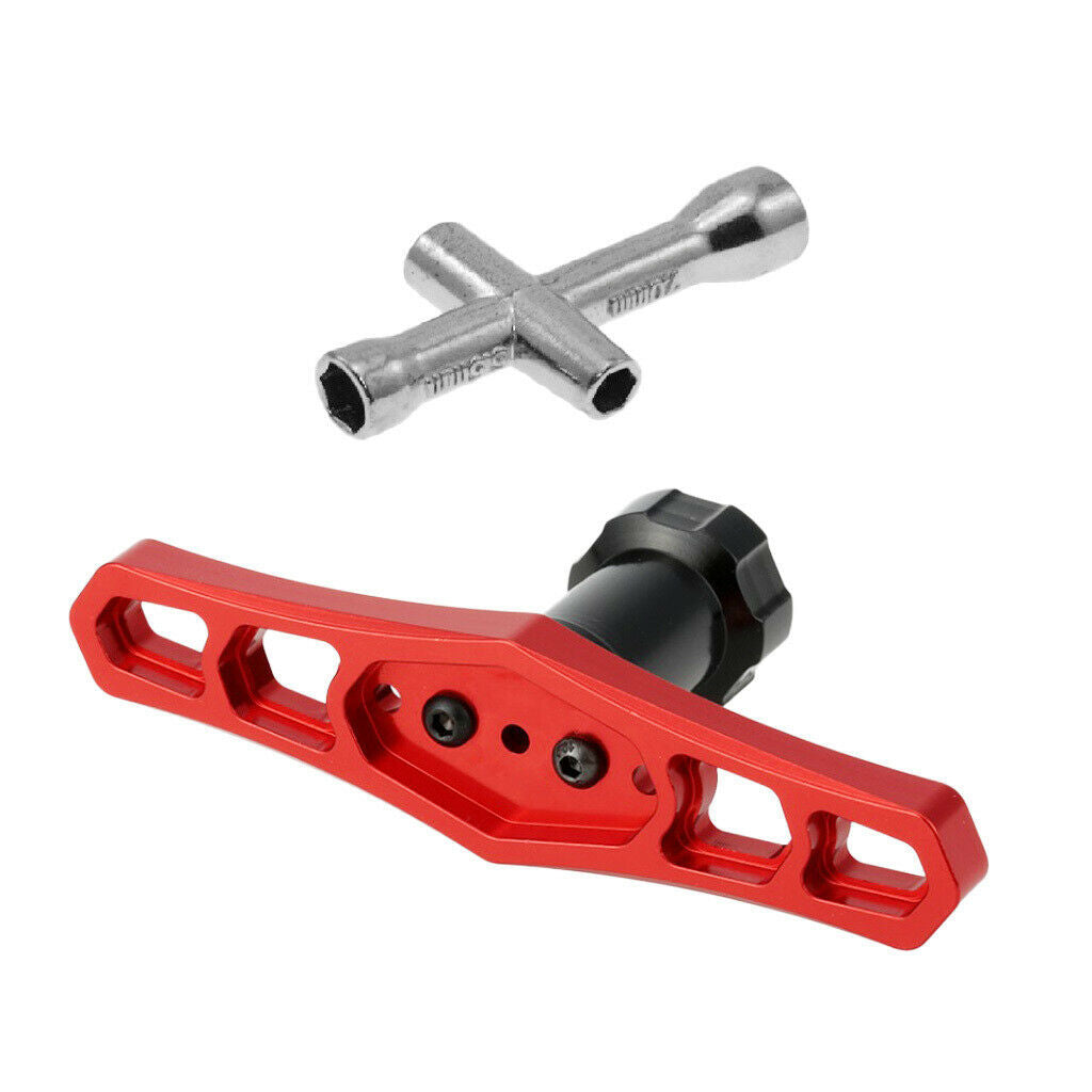 17mm Wheel Hex Nuts Sleeve Wrench & Cross Wrench Set for 1/8 1/10 RC Car Truck