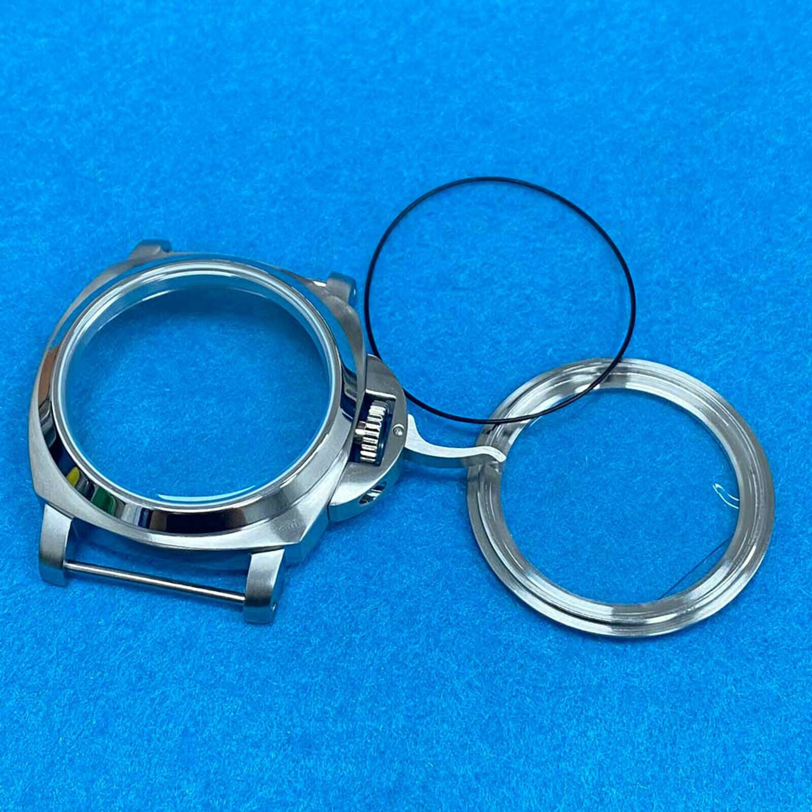 Stainless Steel Watch Case PAM 44MM for ETA 6497/6498 Seagull ST36 Movement