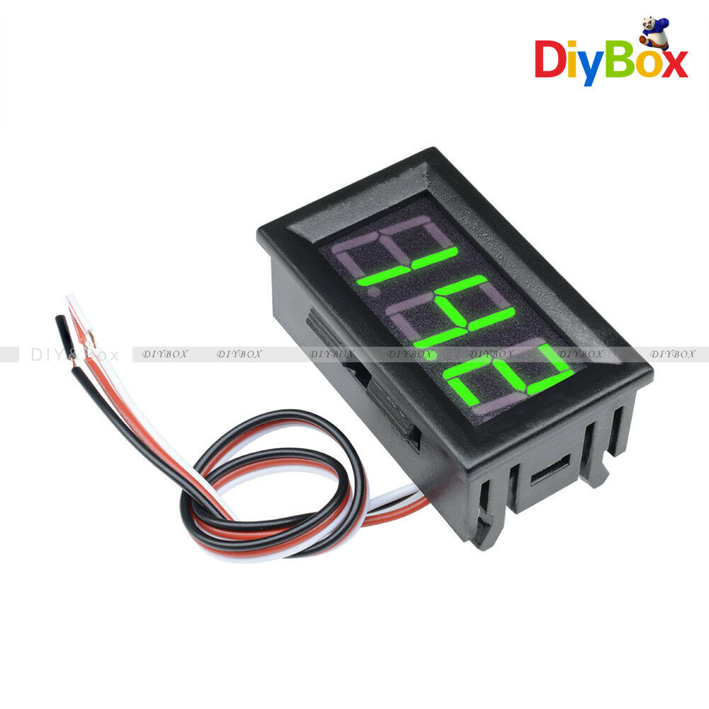 0.56" DC4.7-30.0V LED Digital Voltmeter Panel Accurate Meter 3 Wire Green