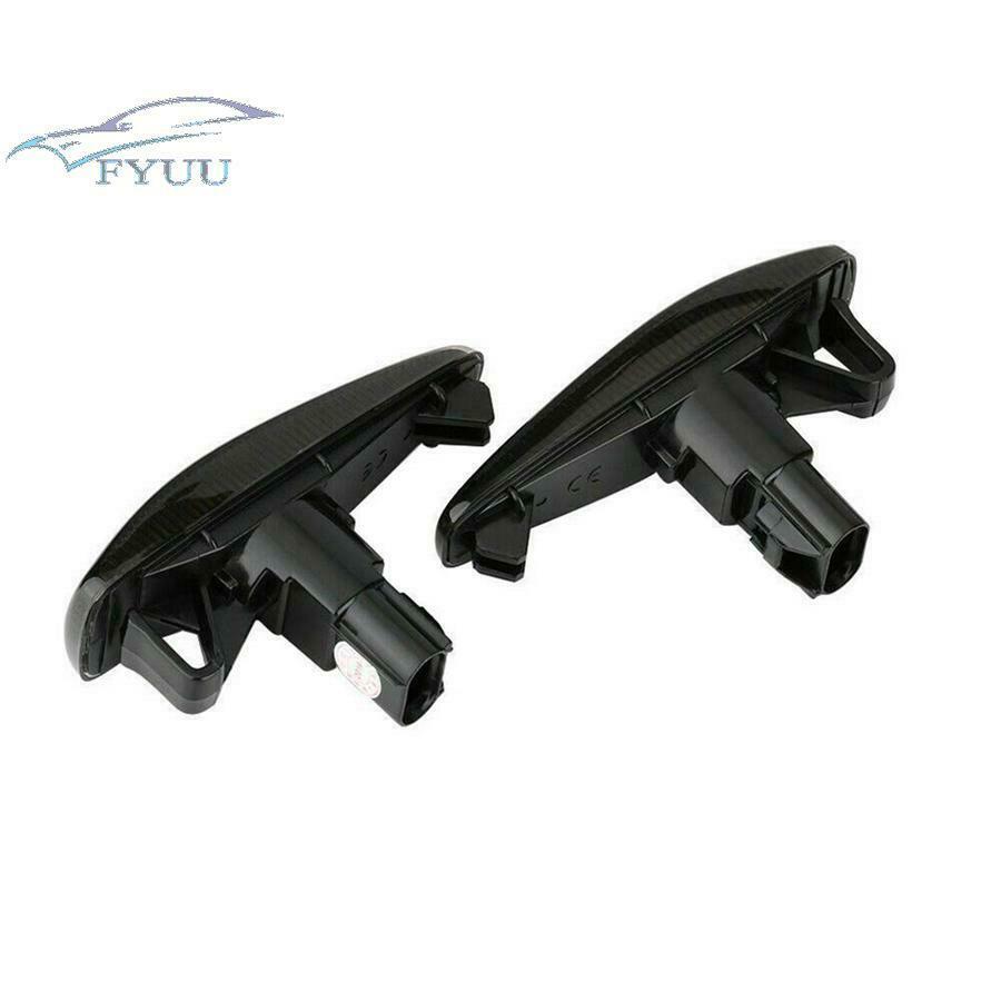 2X Turn Signal Smoked LED Side Marker For Lancer EVO X Sport Lamp-Repeater UP