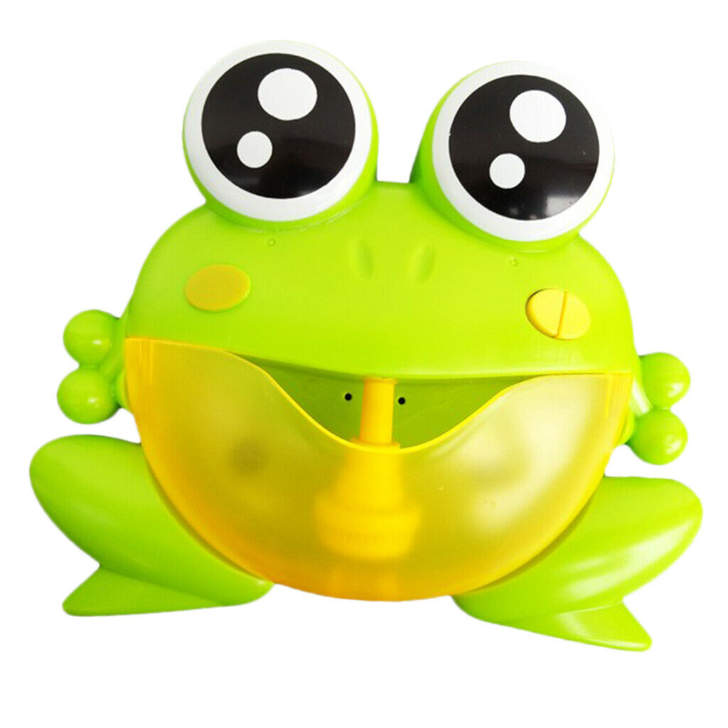 Battery Powered Automatic Frog Bubble Machine, Portable Bubbles Maker for Kids