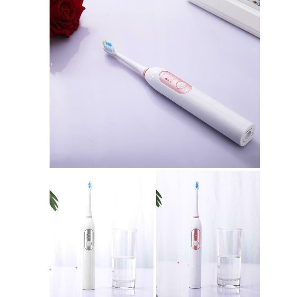 Sonic Whitening Electric Toothbrush USB 2 Dupont Heads IPX7 Waterproof