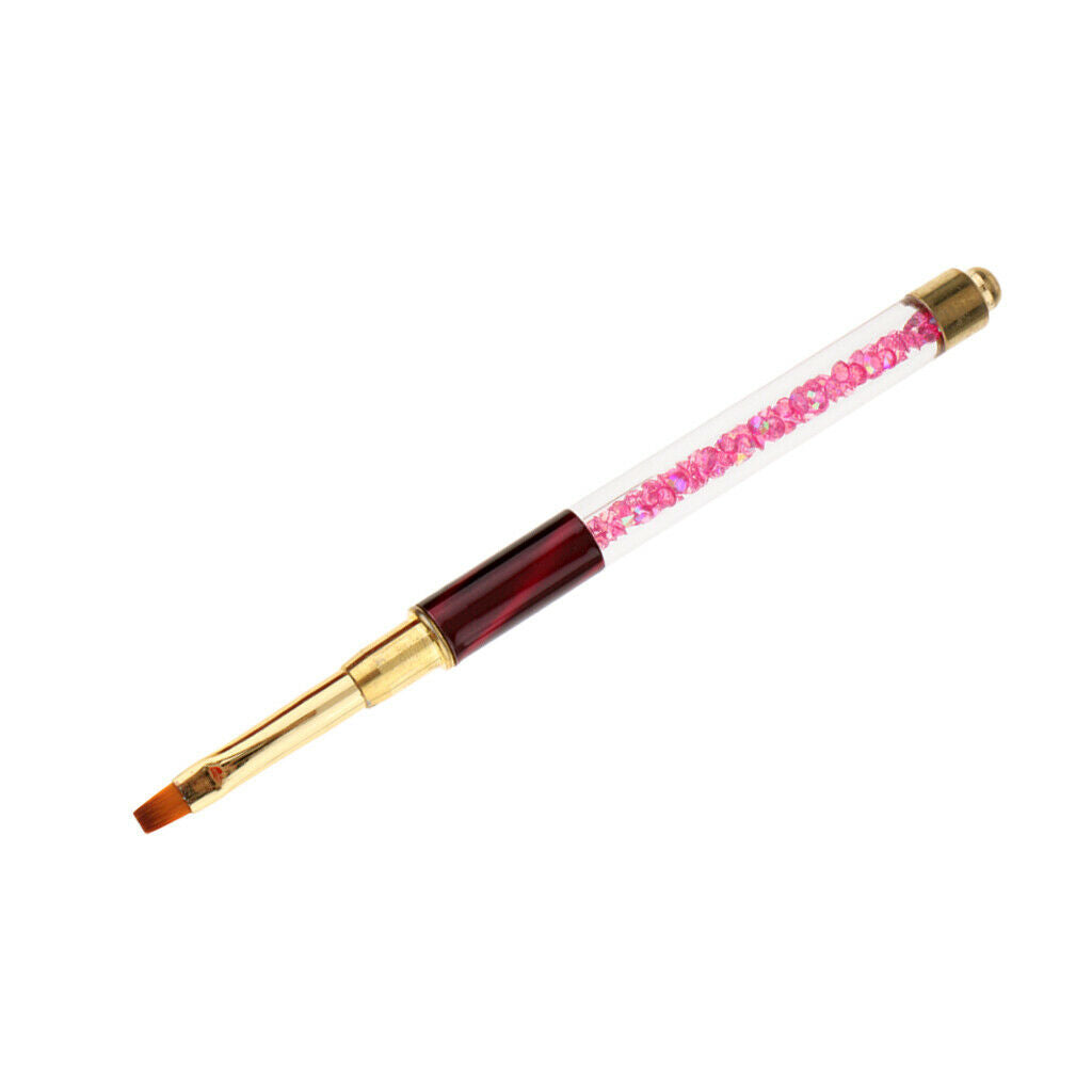 Professional Nail Art Brush UV Gel Polish Drawing Liner Painting Design Pen Pink