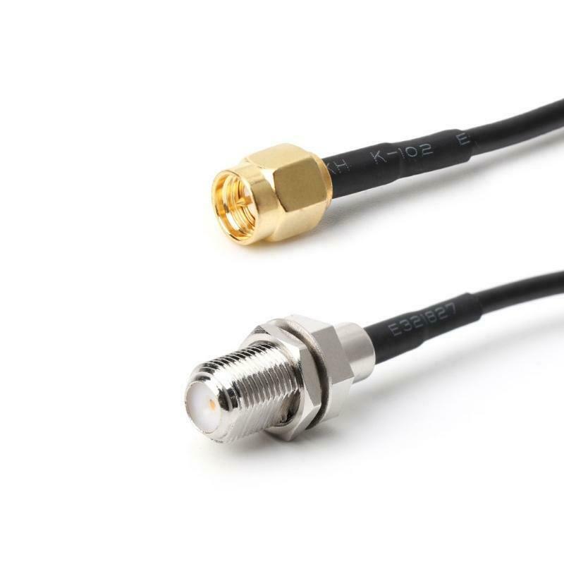 RG174 RF Pigtail Cable F female to SMA Male Coaxial RF extension Pigtail Cable