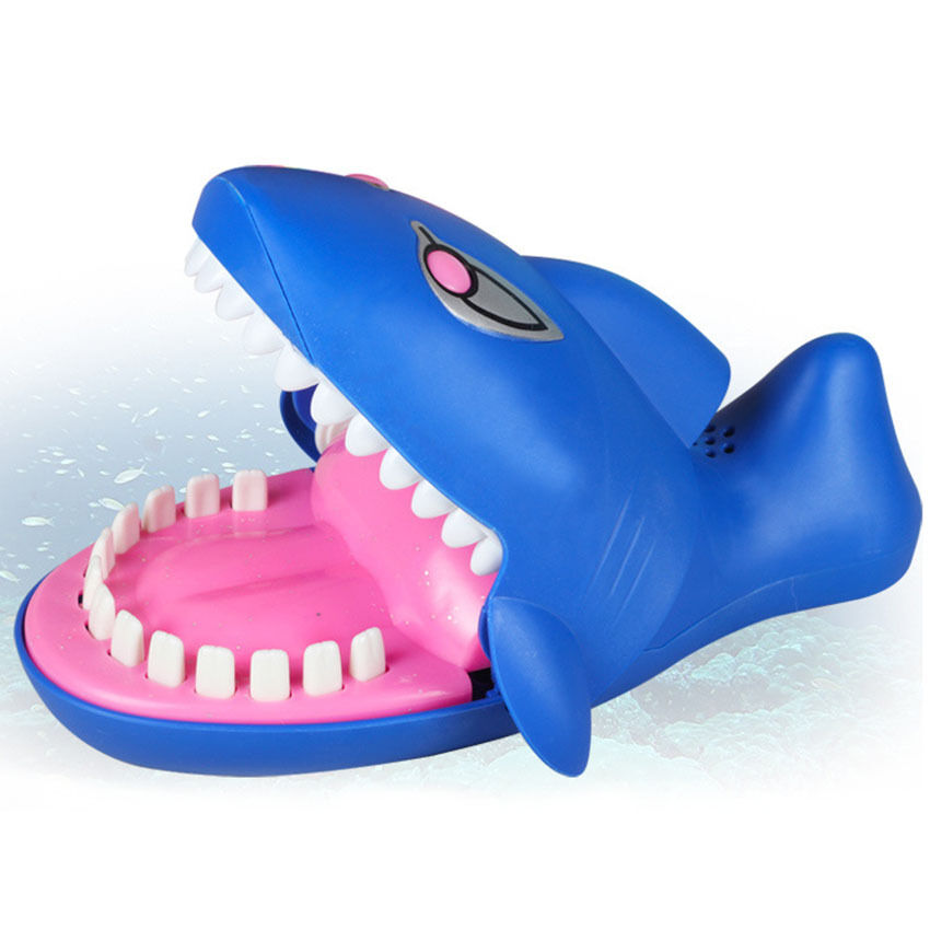 Big Crocodile Shark Mouth Dentist Bite Finger Game Jokes Novelty Children Gift