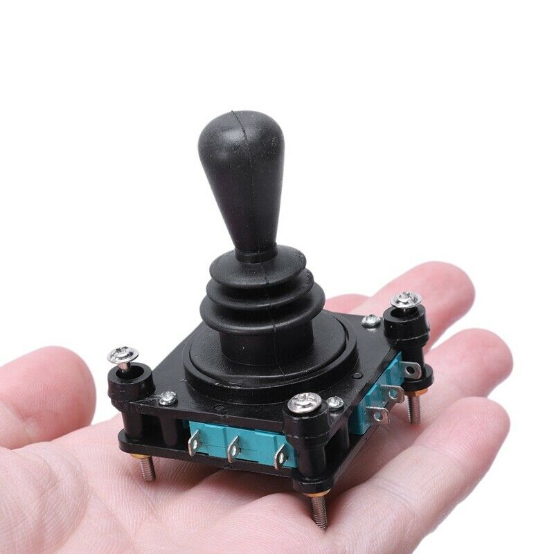 AC 240V 5A 4NO 4NC Momentary 2.5mm Fixing Thread Joystick Switch P4J6J6