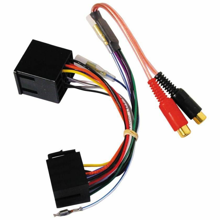 2 CHANNEL ISO TO RCA LINE OUTPUT CONVERTOR FOR CAR AMPLIFIERS PC9-450 NEW