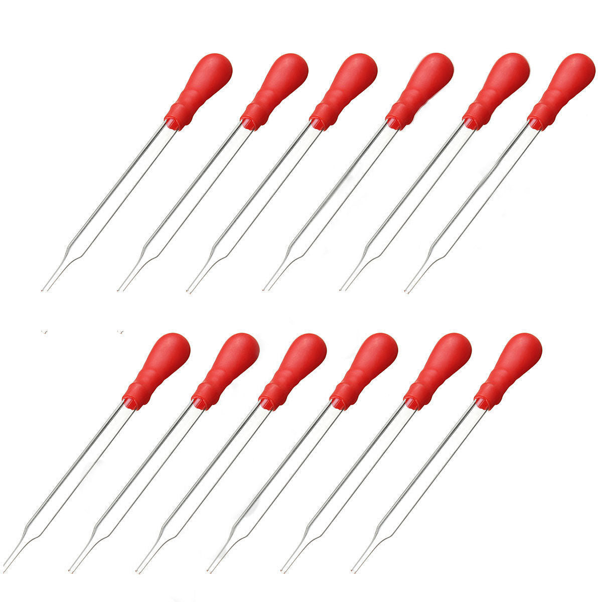 12pcs Red Rubber Head Pipette Medicine Laboratory Experiment Rubber Head New