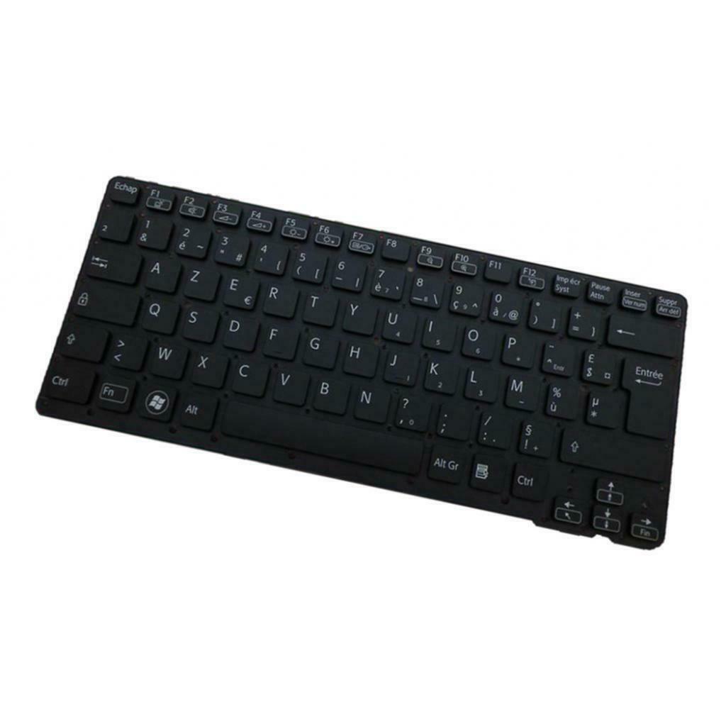 Replacement French Layout Keyobard Black NO Frame for Sony VPCCA Series
