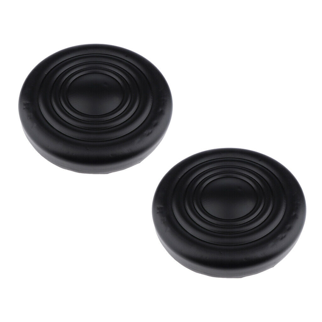 2x Leather Removable Bar Stool Replacement Cushion Round Standard Chair Seat