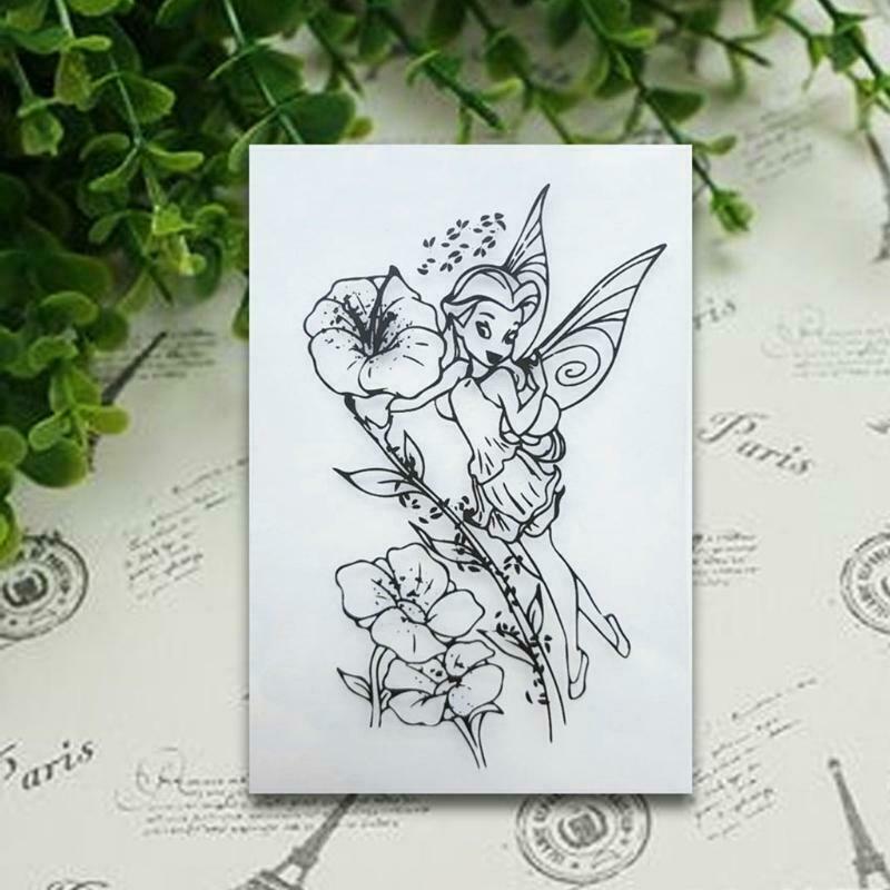 Flower Fairy Silicone Clear Seal Stamp DIY Scrapbooking Embossing Photo Album