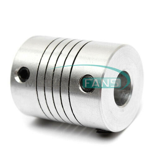 Durable 6.35mm To 8mm CNC Motor Jaw Shaft Coupler 6.35 x 8mm Flexible Coupling