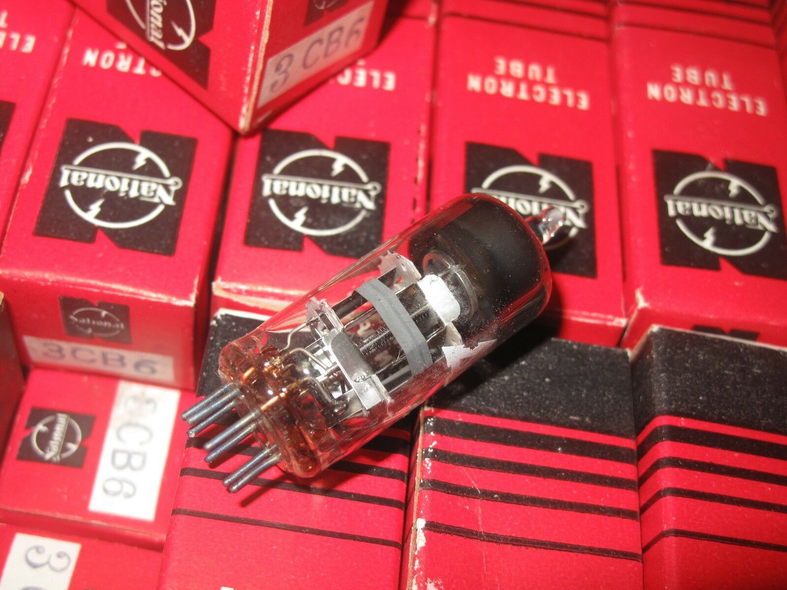 2PCS - MSTSUSHITA/National 3CB6 Vacuum Tube NOS NIB - Japan