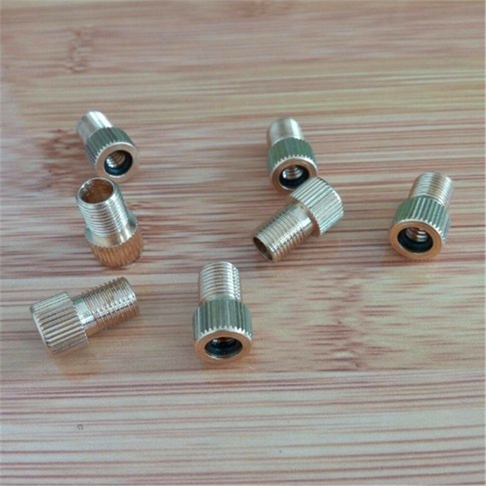 5 Pcs Presta to Schrader Valve Adapter Bicycle Bike Tire Tube Converter