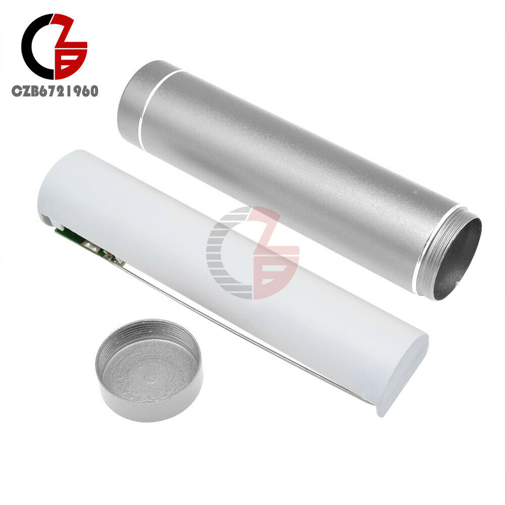 Multicolor Cylinder Power Bank Battery Shell 1x18650 Case With USB Charging Port