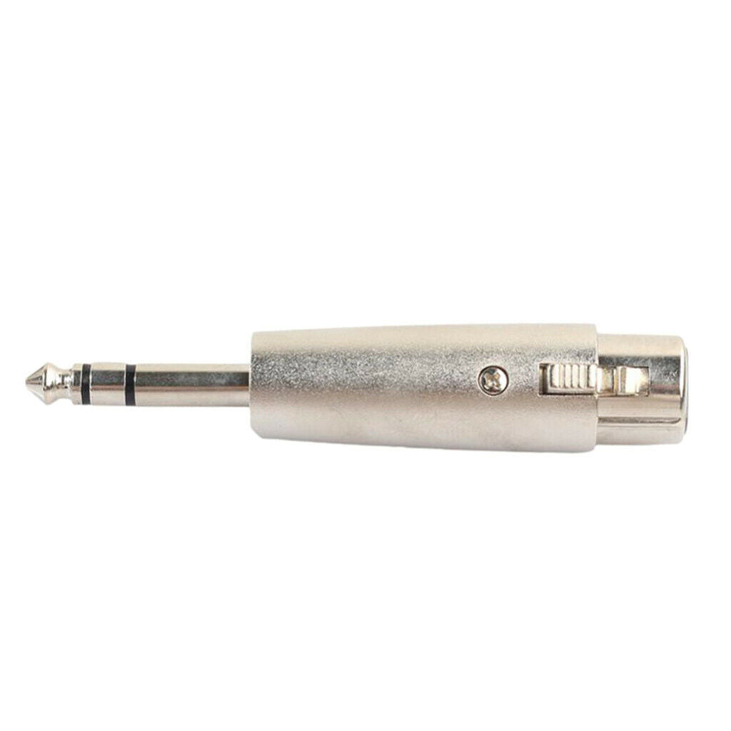 6.35mm Male Plug to XLR Female Plug MIC Audio Adapter Converter Connector