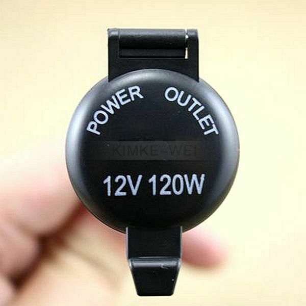 Waterproof 12V DC 120W Power Motorcycle Motorbike Cigarette Lighter Socket Plug