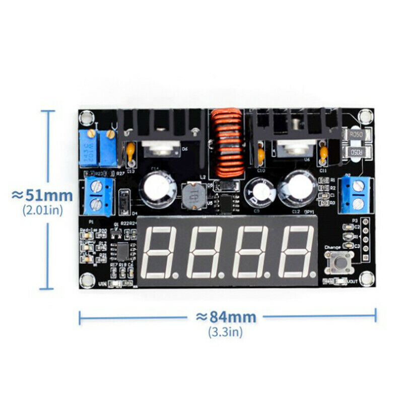 VHM-101 Digital Display DC 8A 180W CC CV Step-Down Power Supply Battery ChargiY6