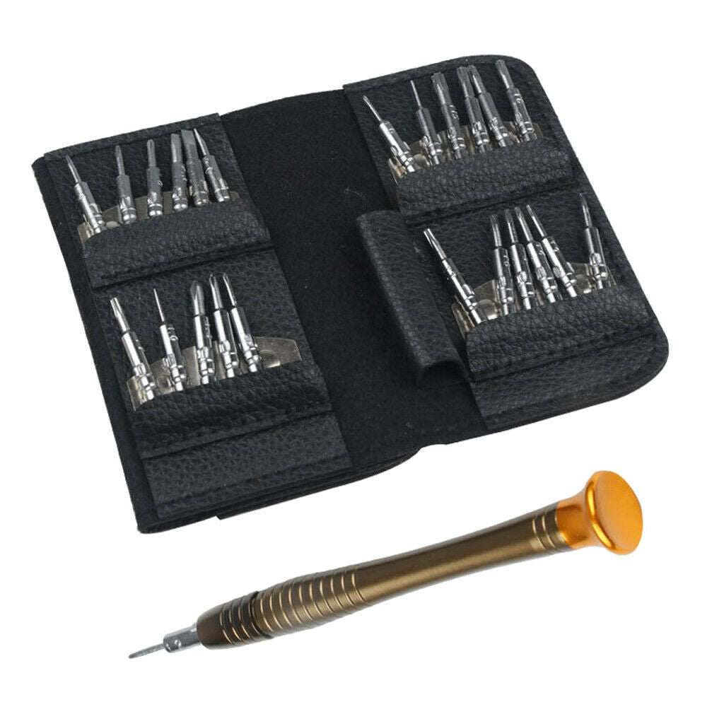 25 in 1 Mini Screwdriver Kit Sets for Watch Glasses Smartphone Laptop Watch
