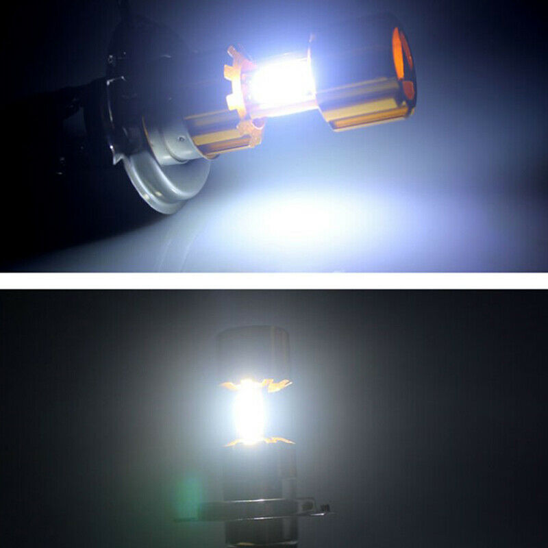 1Pcs H6 BA20D LED Motorcycle Headlight 2000LM 3COB Moto Bulb MotorBike Sc.l8