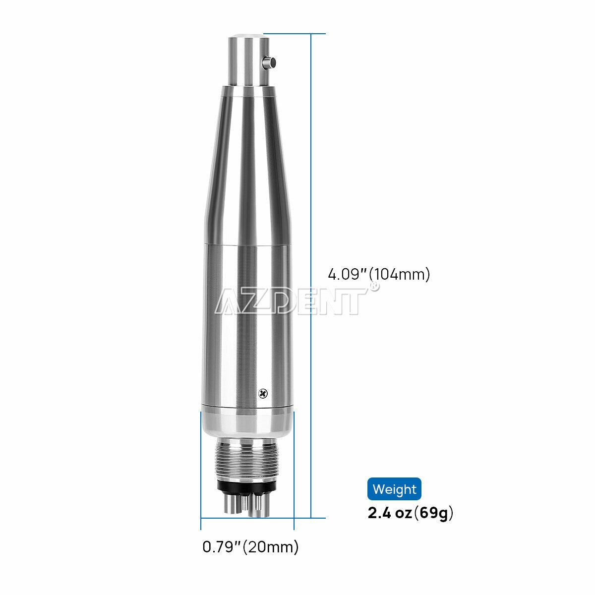 Dental Hygiene Prophy Handpiece 4:1 Reduction Air Motor 4 Holes P1-L Warranty