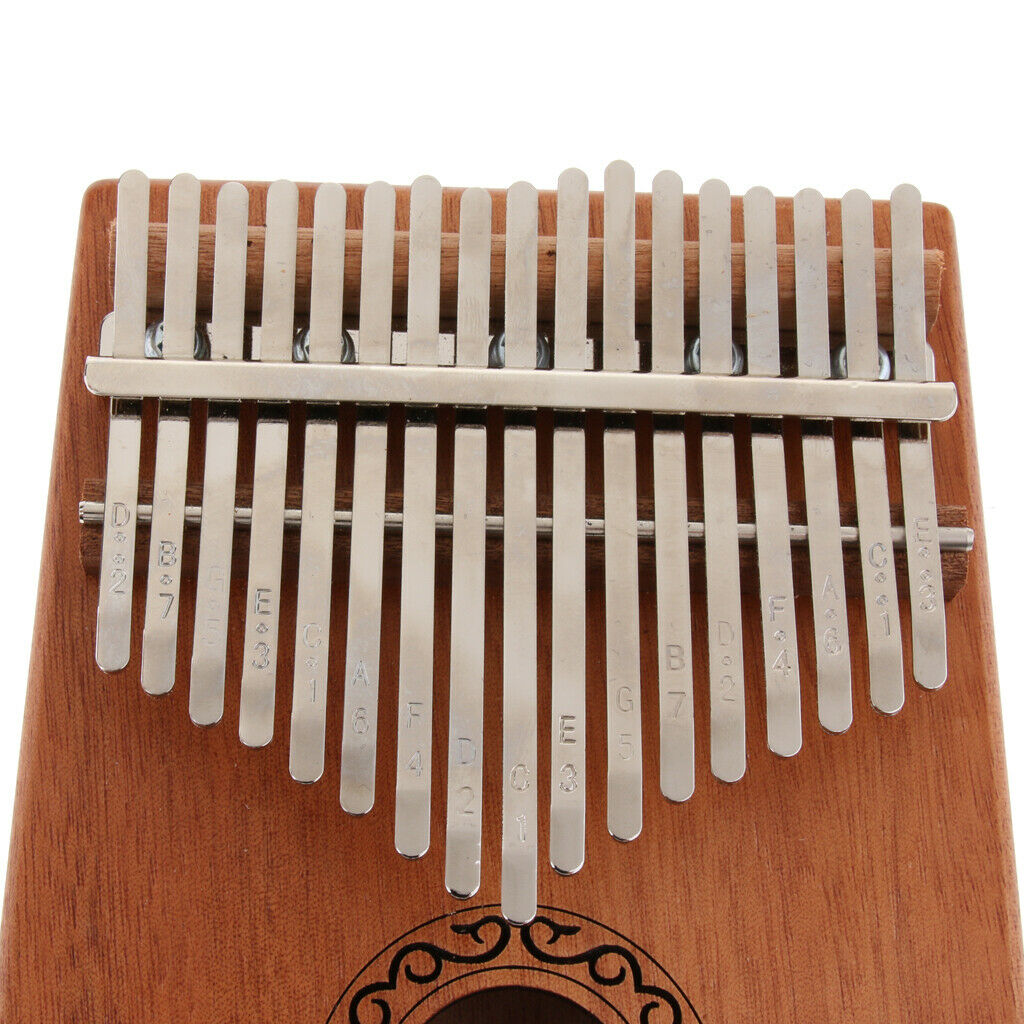 African Kalimba Thumb Piano 17 Note Percussion Instrument for Kids Adults Music