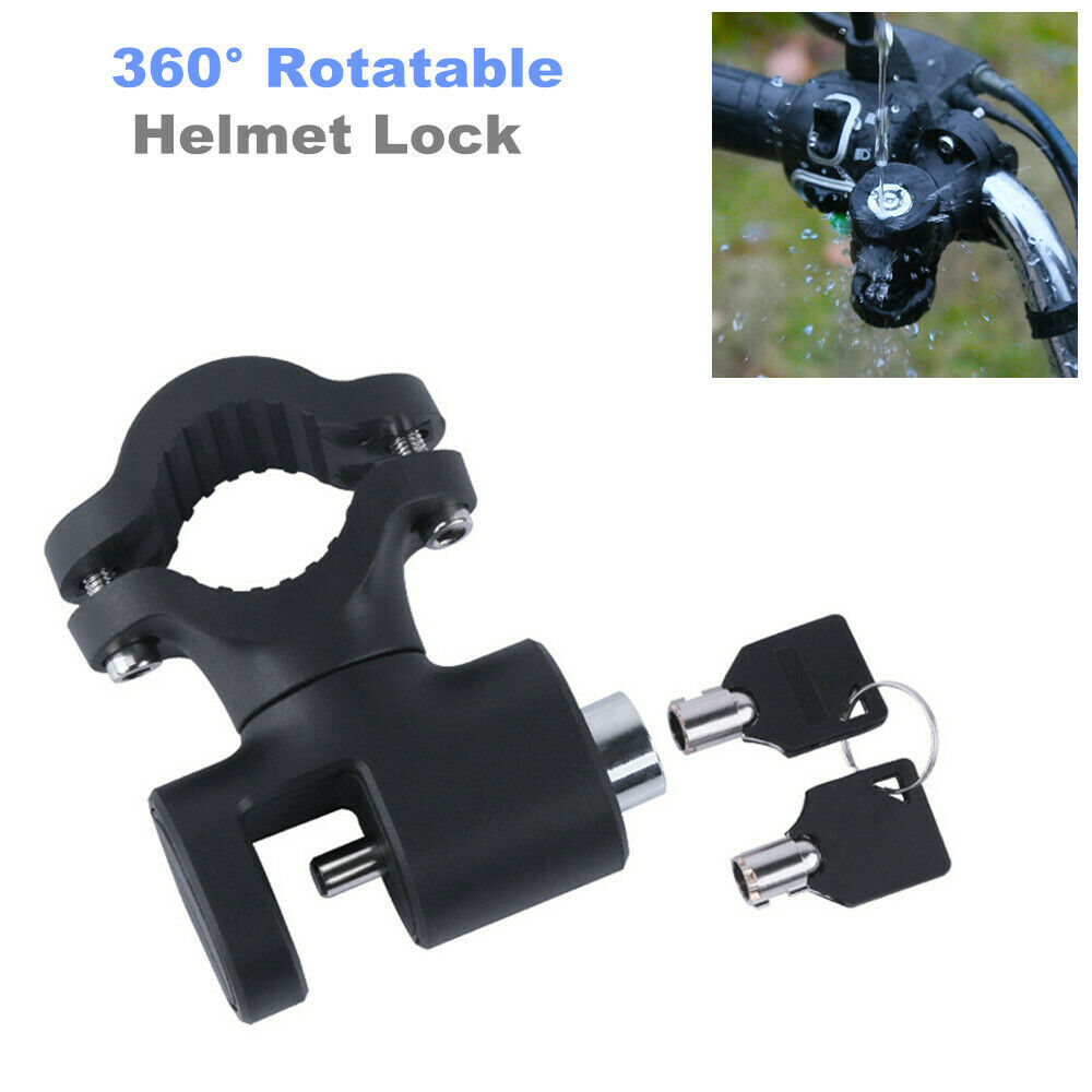 Motorbike Scooter Handlebar Helmet Lock Anti-theft 360Â° Rotatable Hook Portable