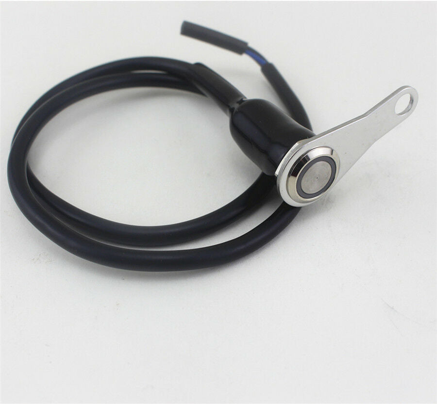 Green LED CNC Motorcycle Horn Engine Start Kill Button Self-return Reset Switch