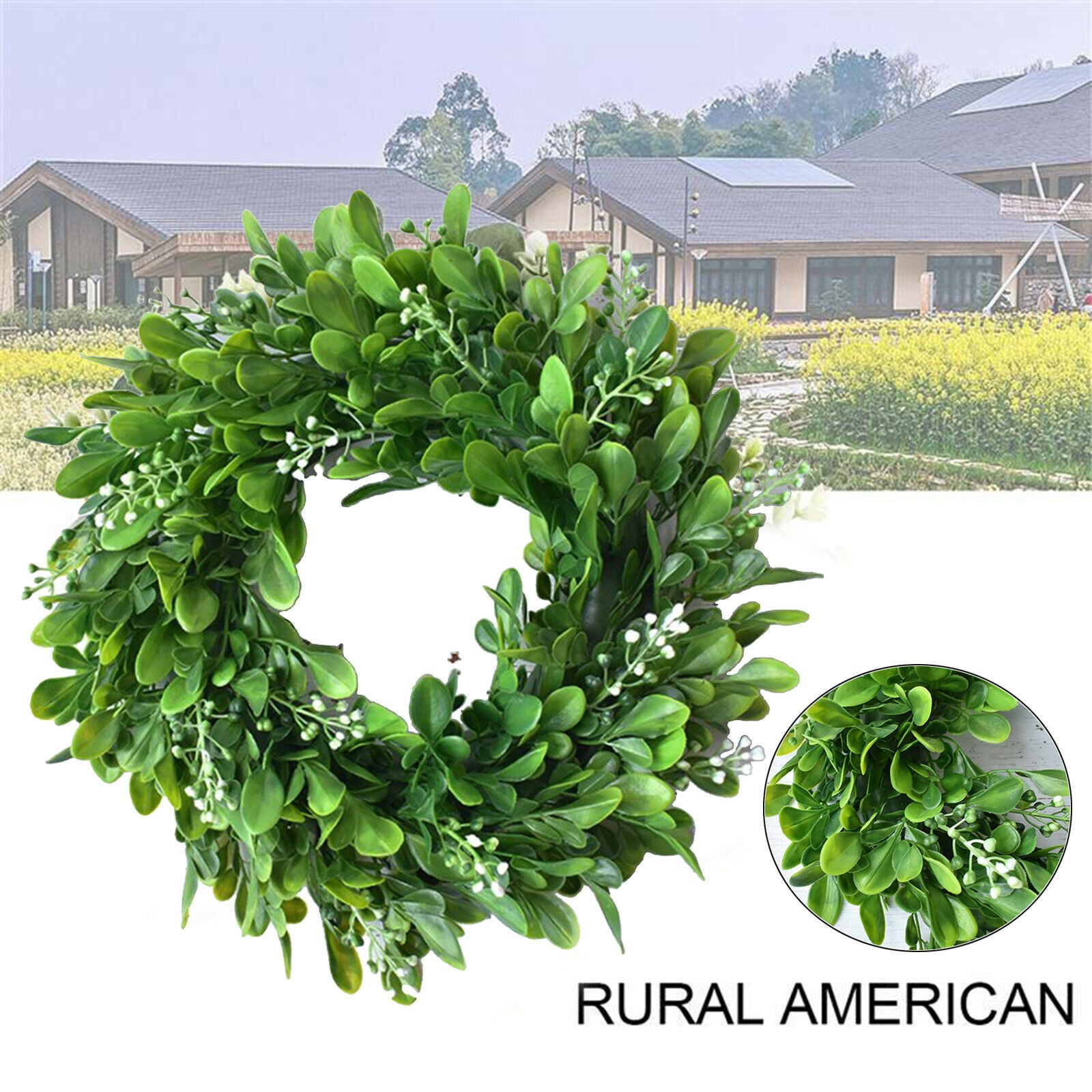 Eucalyptus Wreath Patio Garden Spring Home Decoration Photograph Props