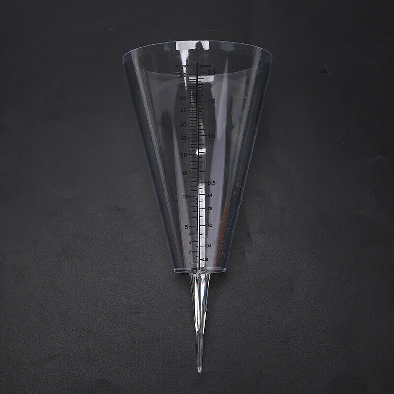 Dual Scale Cone Measuring Cup Outdoor Garden Rain Gauge Measure Cup To.l8