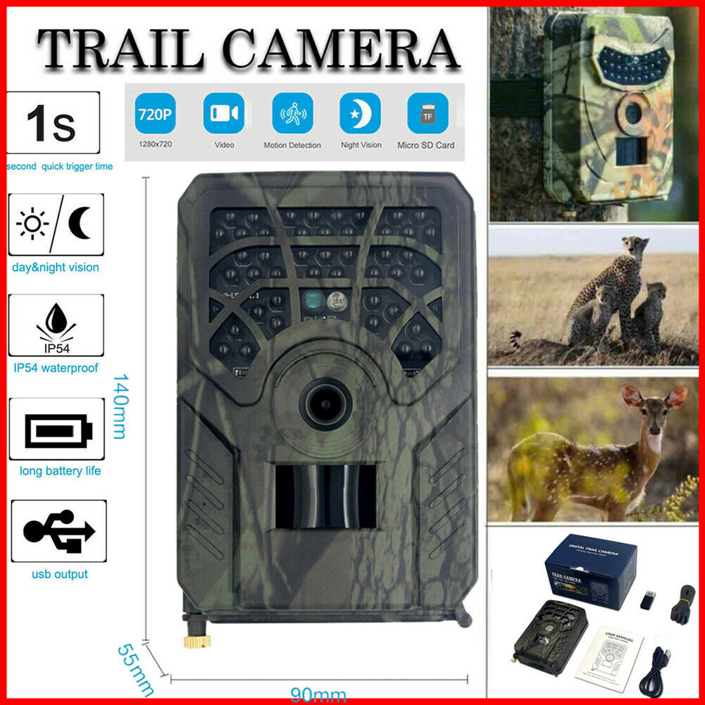 PR300C Huntings Camera Photo Trap 5MP 720P Trail Wildlife Night Vision Tracking