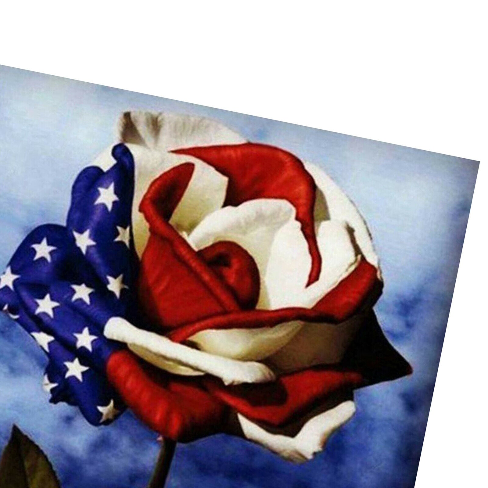 Flower DIY 5D Diamond Painting Kits Rhinestone Home Cross Stitch Arts Number