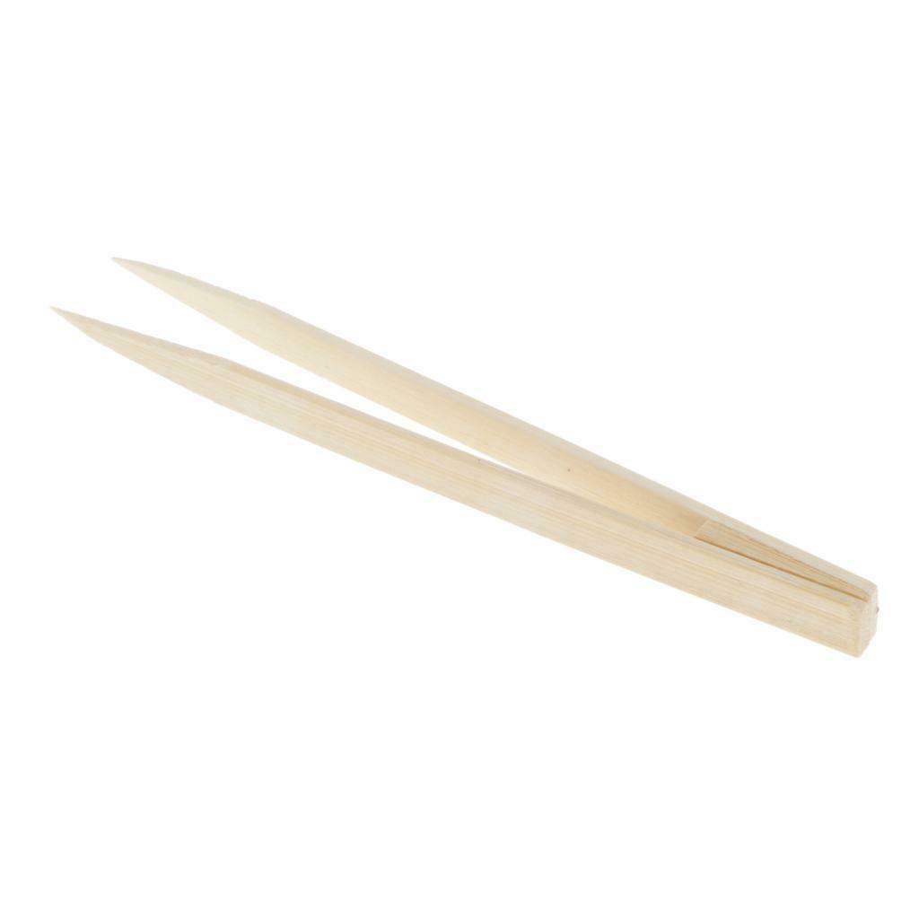 15cm Bamboo Tweezers Nipper Jewelry Making Beading Picking Tools Pincers