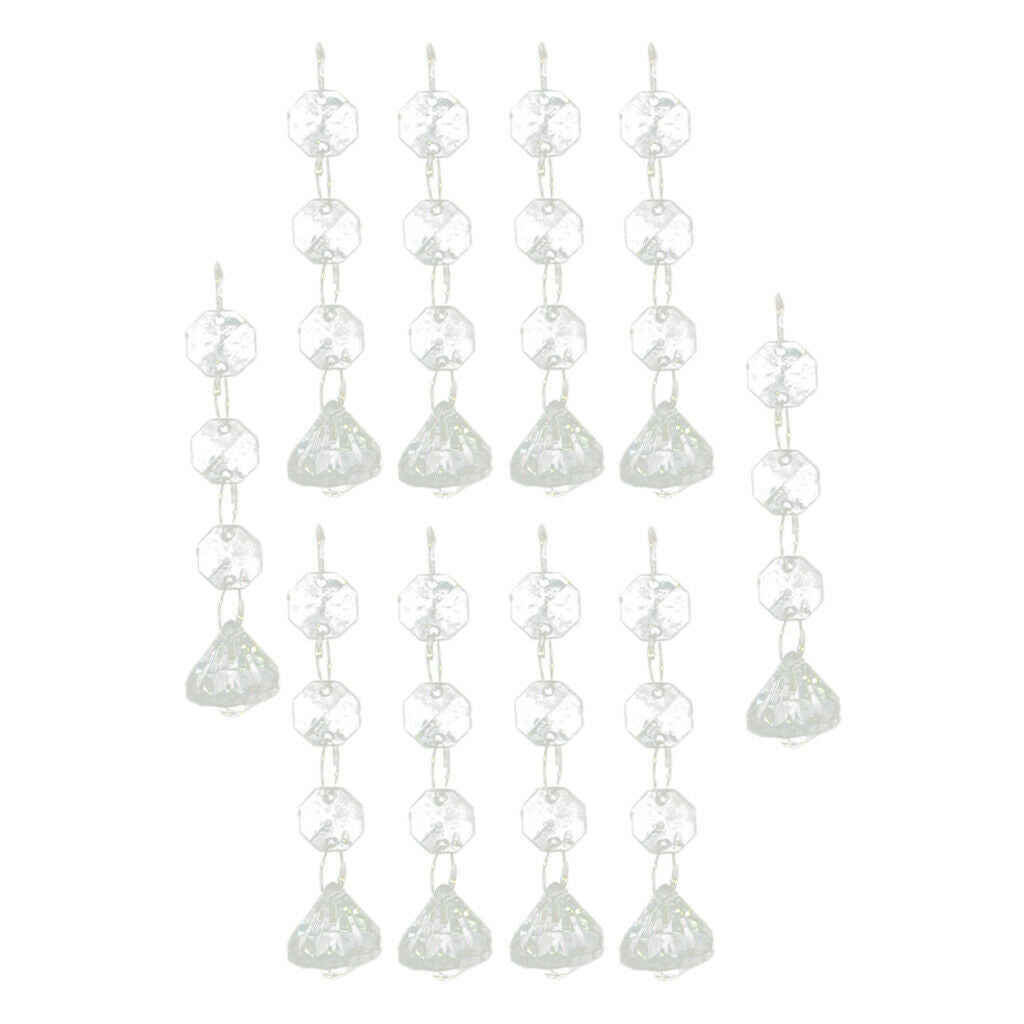 20PCS Christmas Drops Diamond Festival Party Xmas Tree Hanging Decor Pendant