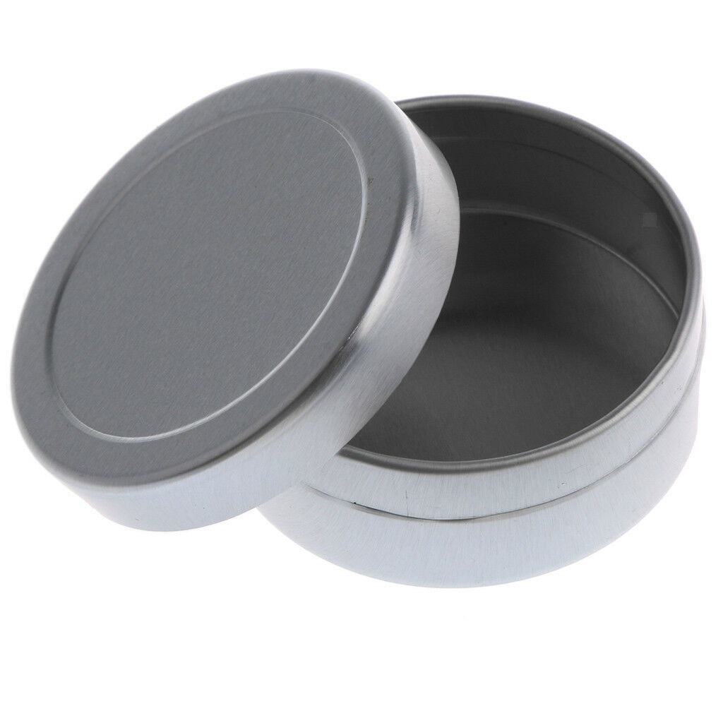 20PCS 10/20ml Empty Cosmetic Pots Lip Balm Container Jar Pot Aluminum Tins