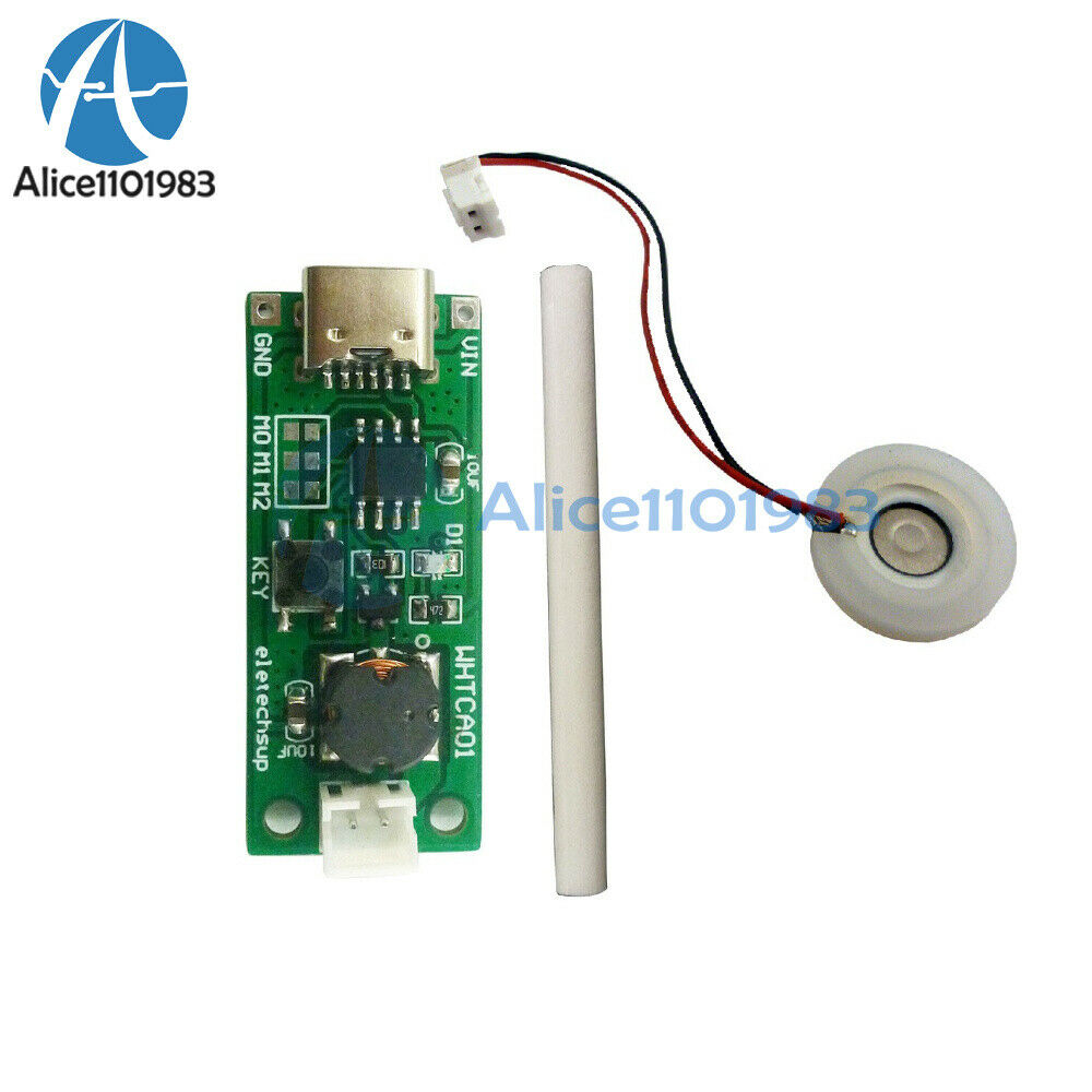 DC 3.7-5.5V Mini Type-C USB Humidifier Controller Atomizer DIY Board Kit
