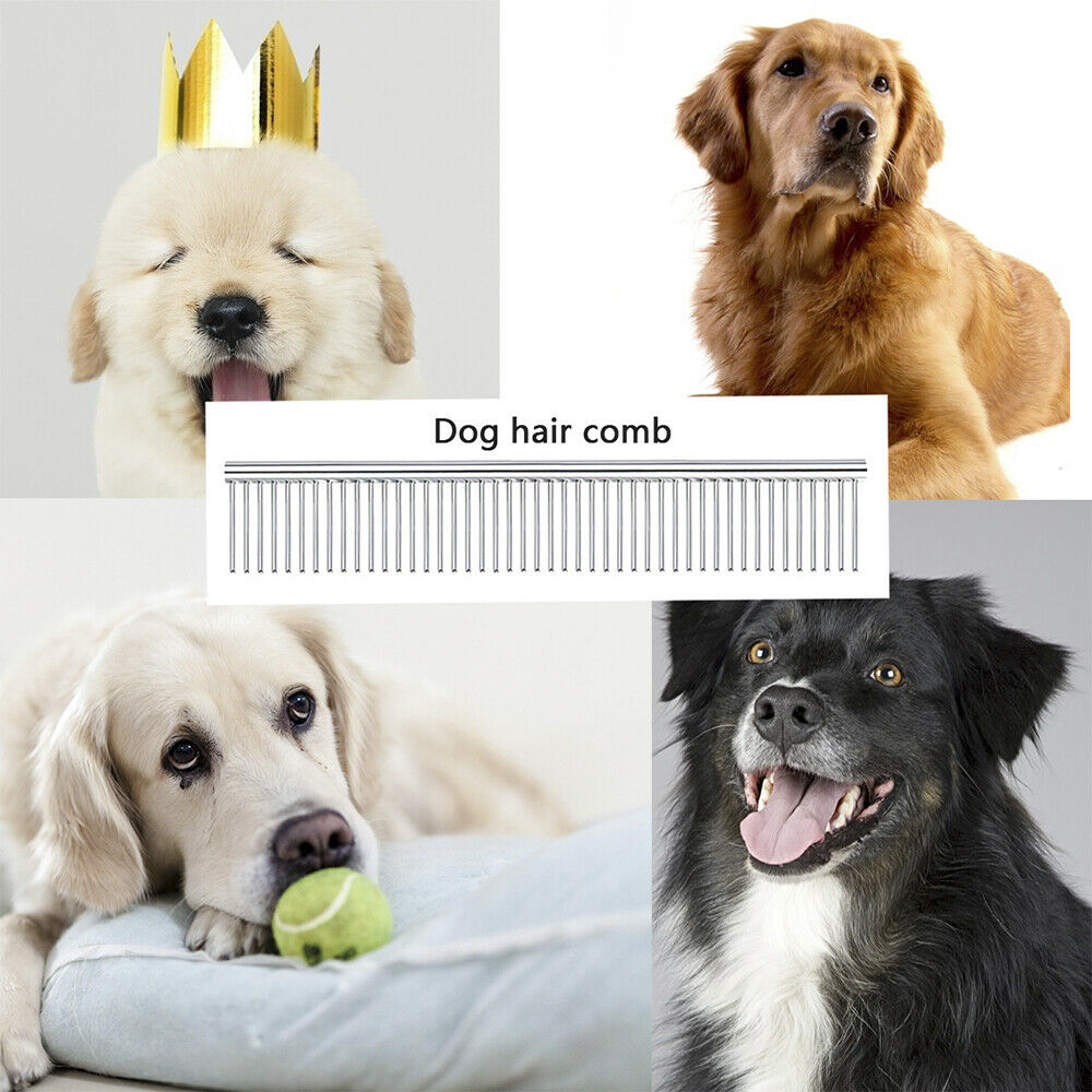 Hair Comb Hair Brush Shedding Flea For Cat Dog Trimmer Grooming Pet Metal Teeth