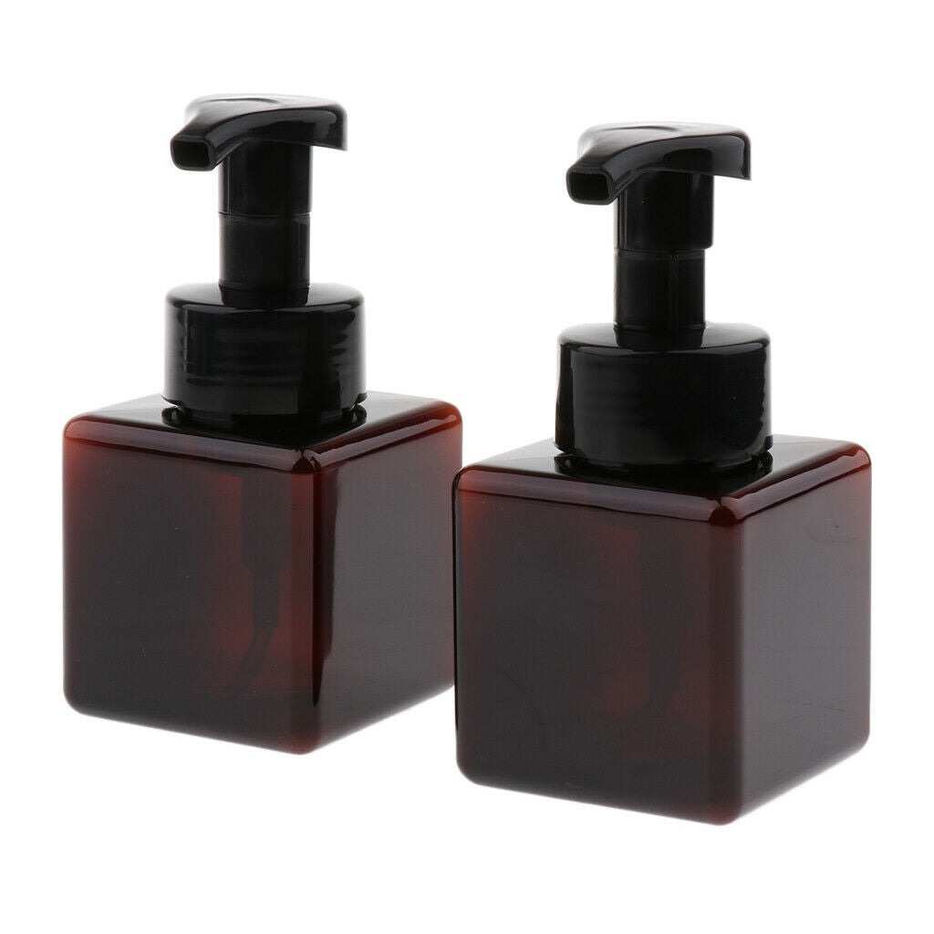 4x 250ml Empty Soap Dispenser Refillable Foam Pump Bottles Container Travel
