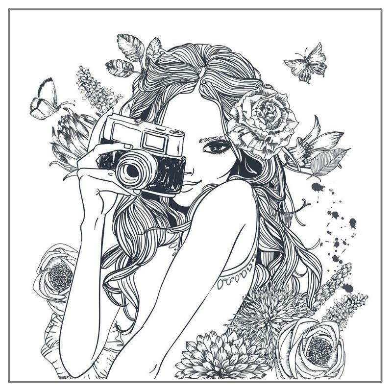 Butterfly Girl DIY Silicone Clear Stamp Seal Scrapbook Embossing Album Decor