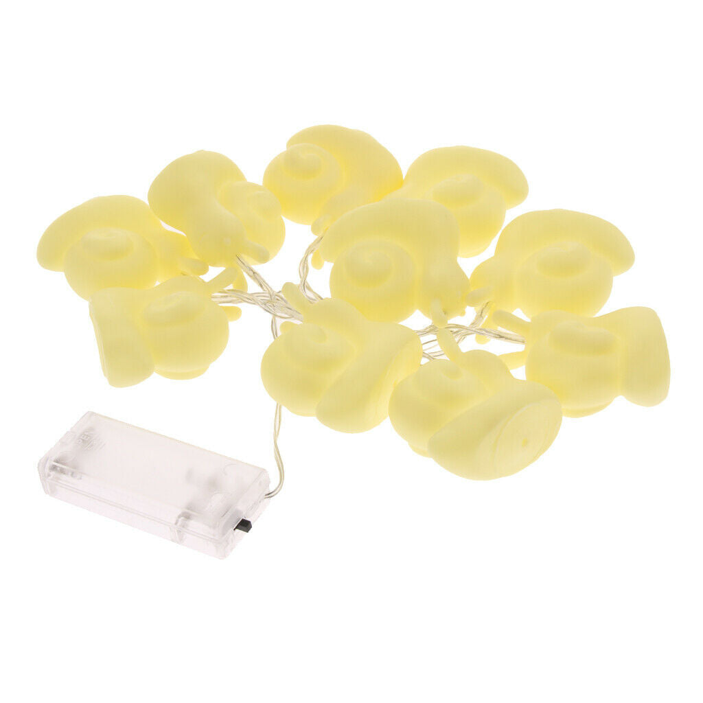 Energy Saving 10 LED String Lights Animal Shape Fairy Lights Snail