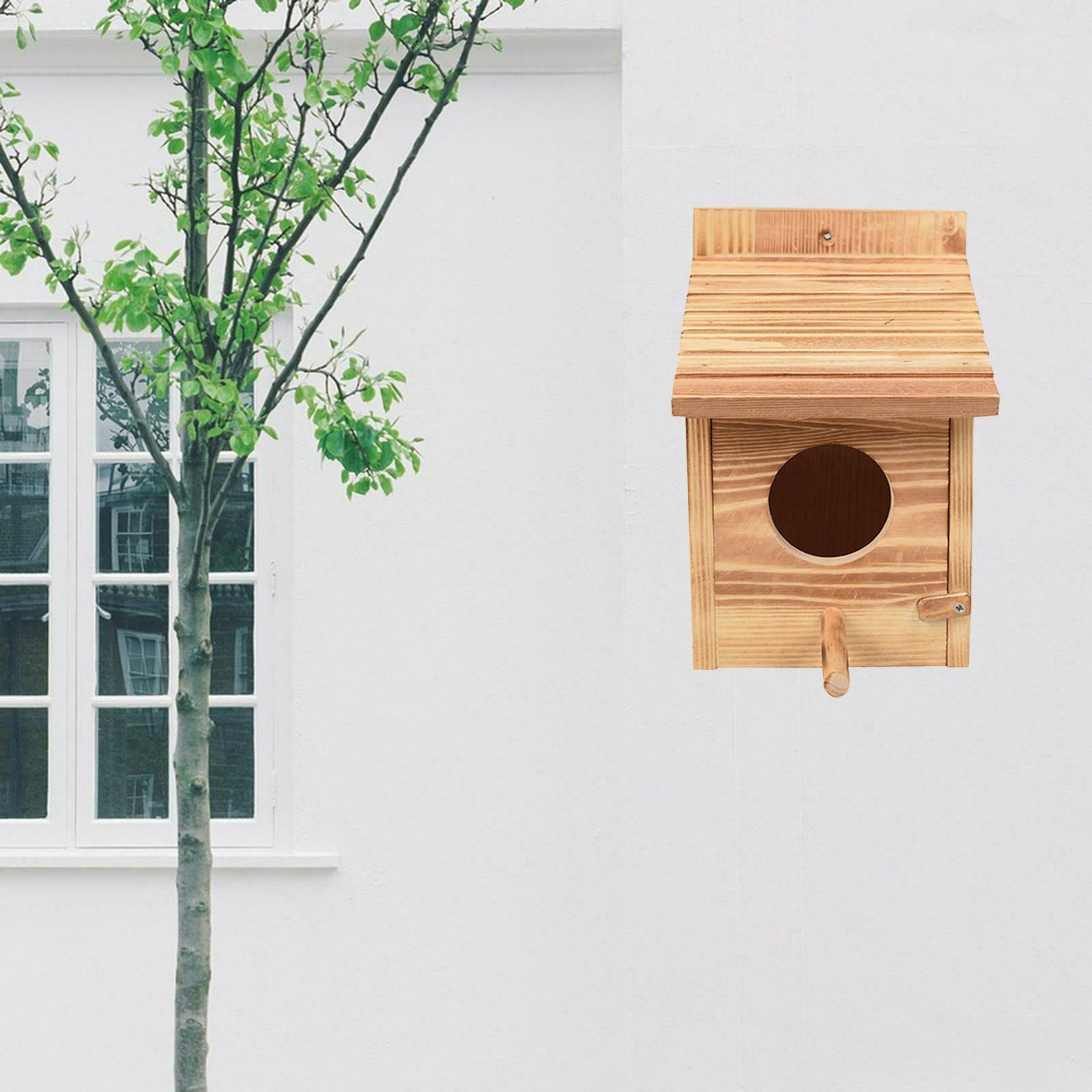 Quality Wooden Wild Bird Nest Wood Box House - Pressure Treated Long Lasting