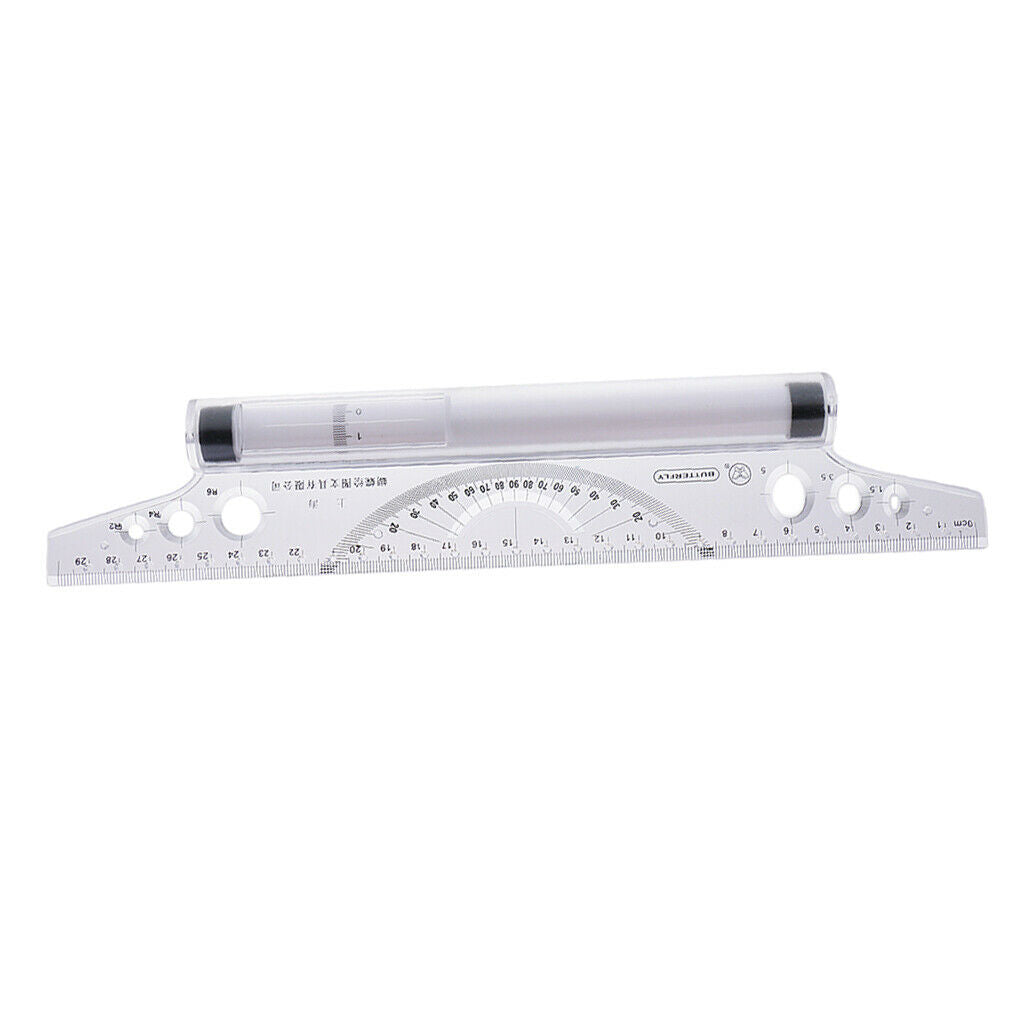 30cm Parallel Ruler Rolling Measuring Tool
