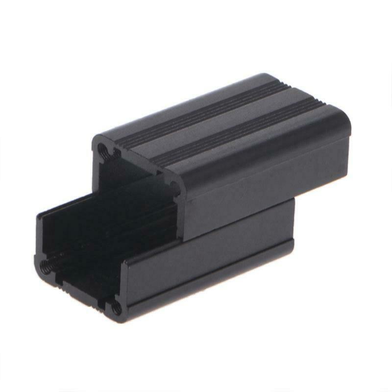 New DIY Extruded Electronic Project Aluminum Enclosure Case Black 40x25x25mm