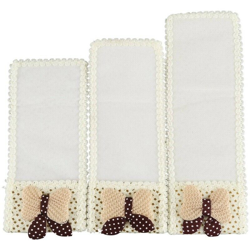 1X(3Pcs Cloth Tv Remote Control Air Conditioning Remote Control Dust Jacket Du4)