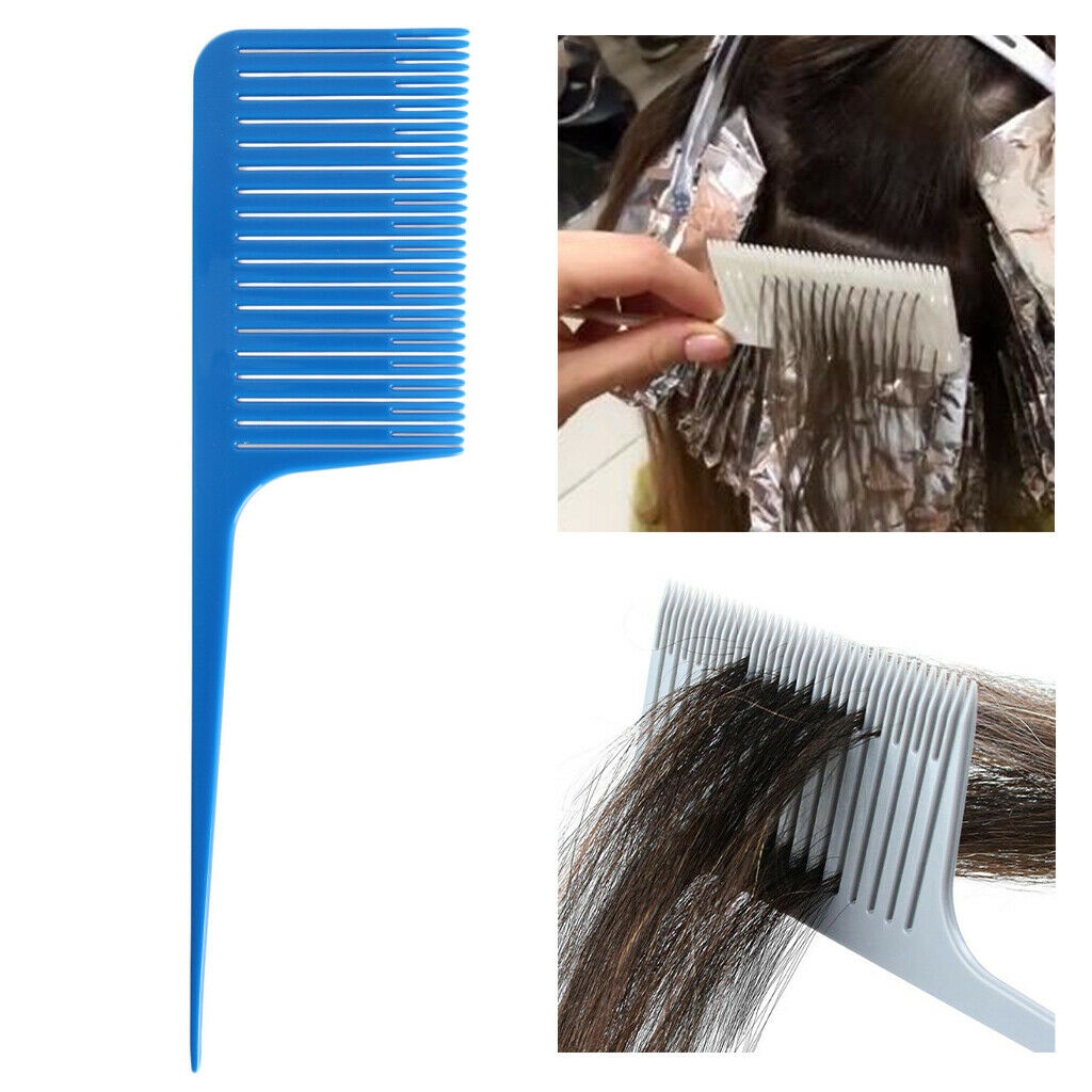 1pc Professional ABS Plastic Weave Highlighting Foiling Hair Comb Combs