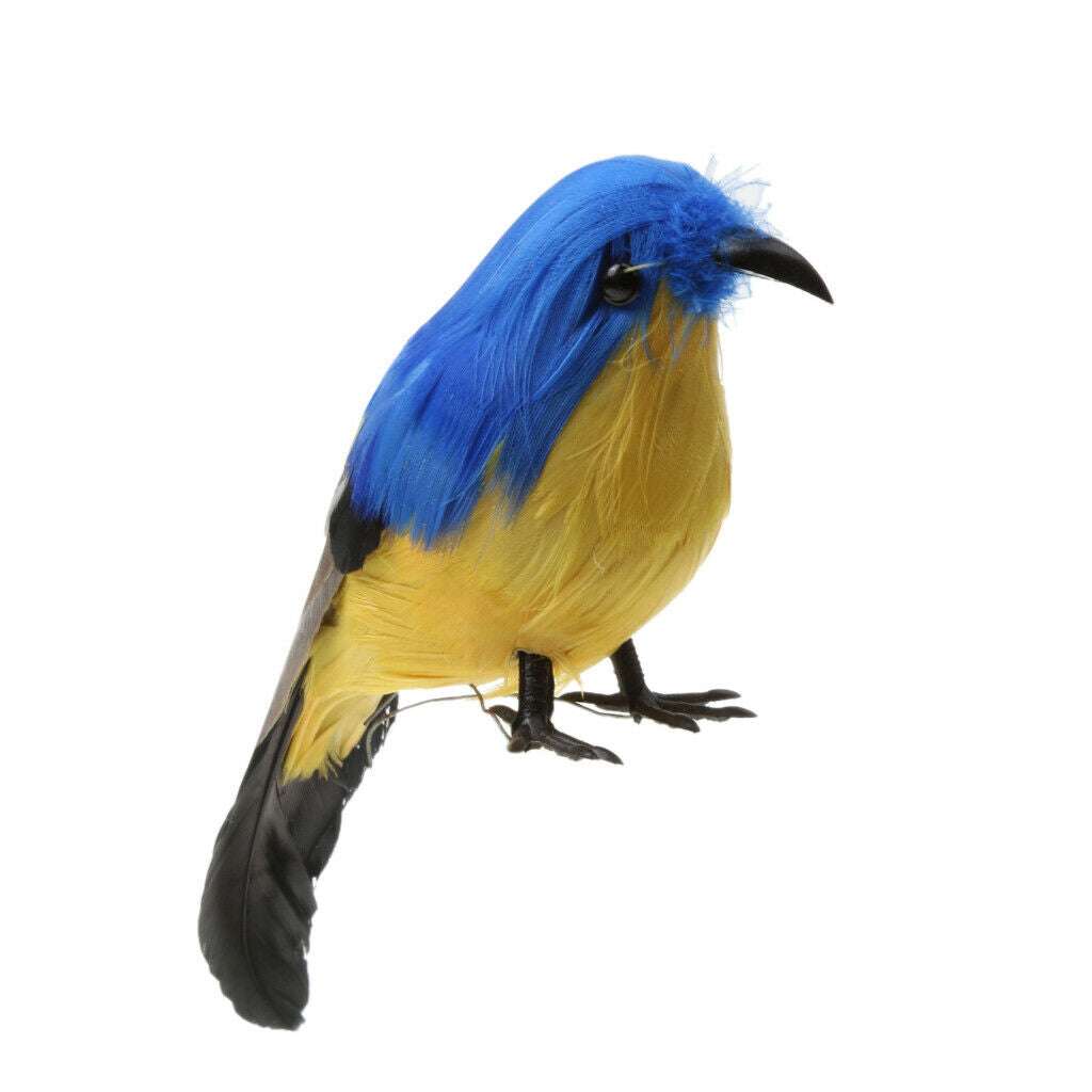 2PCS Small 12cm Artificial Bird for Garden Weding Home Decoration