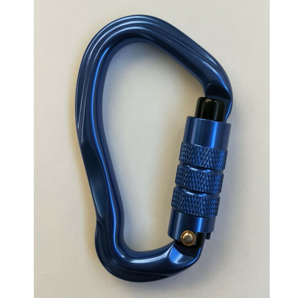 23KN Twist Gate Auto Locking Carabiner for Climbing Caving Rappelling