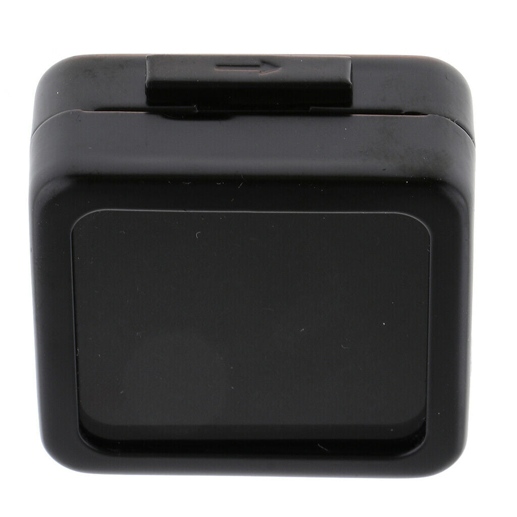 Metal Jewelry Gift Box Loose Diamond Box Jewelry Organizer Container Black