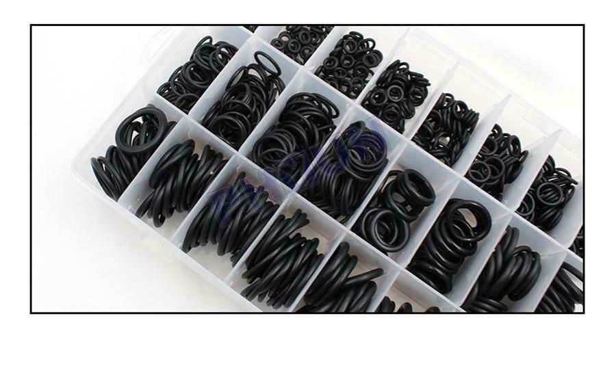 1200x Car O-Ring Assortment Set 1.5mm 2.4mm 3.1mm Automotive Seal Kit Universal