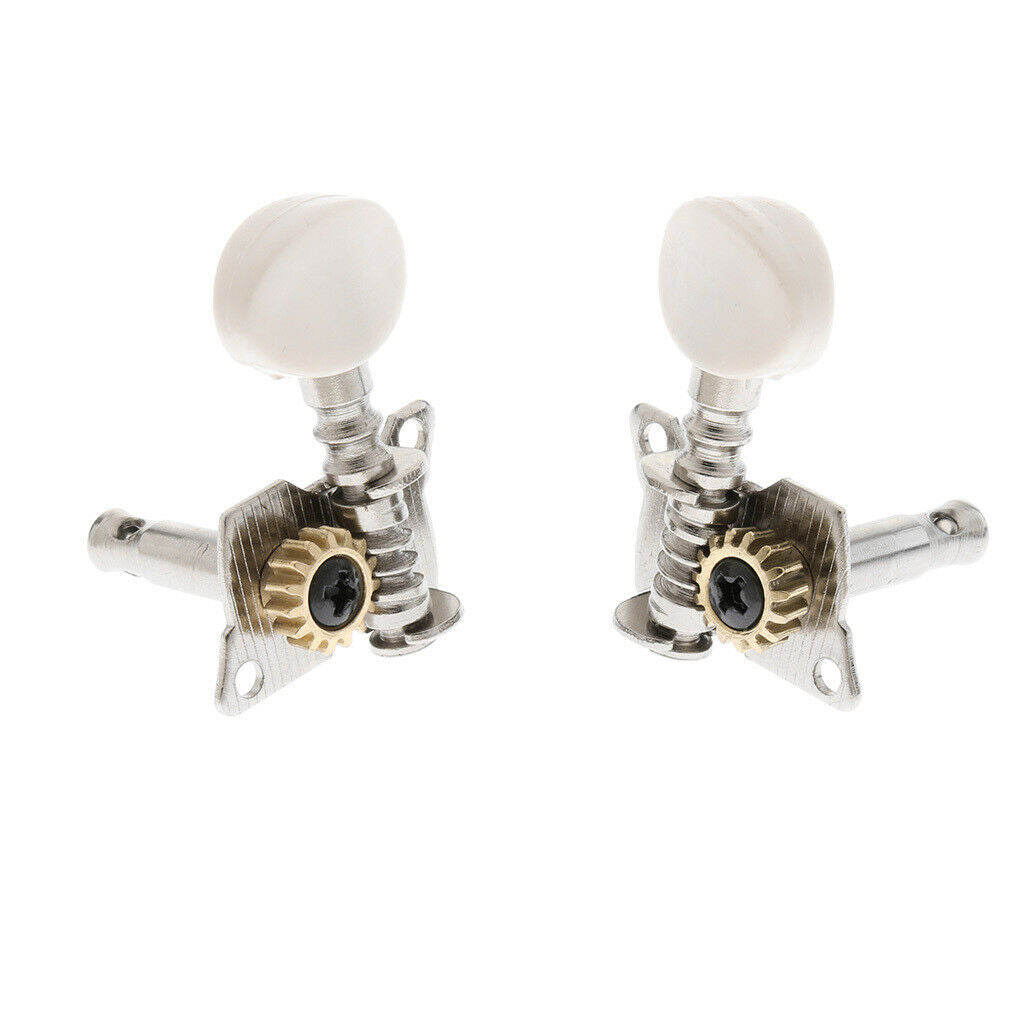 Exquisite 4x Metal Ukulele Hawaiian Guitar Tuning Pegs Key Open Gear